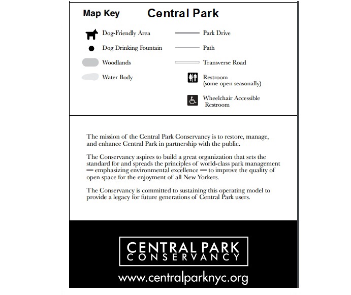 Central Park Map Key
