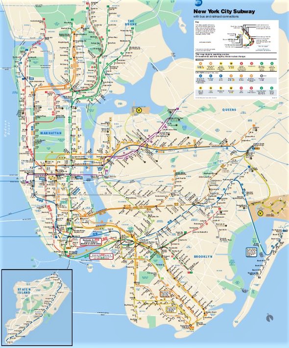 Public Transit Pet Policy - NYC Subway Map
