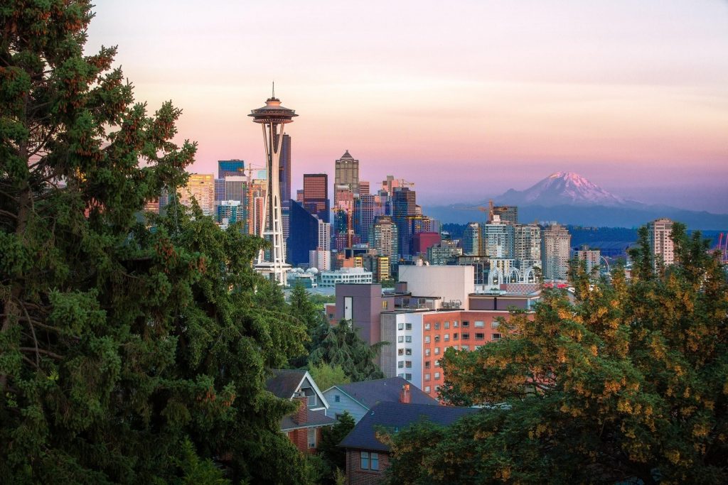 Seattle, Washington in the Pacific Northwest (PNW)